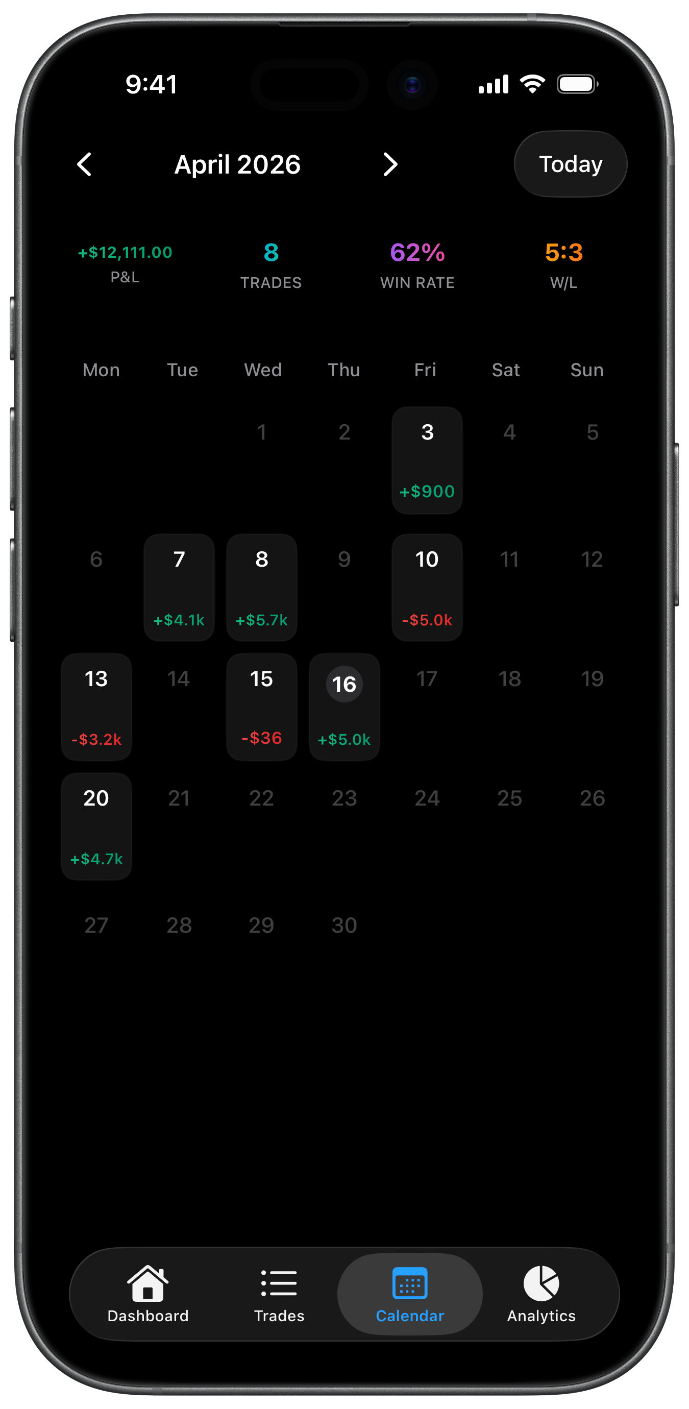 TradeMate on iPhone 17 Pro